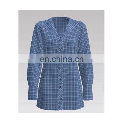 HOT SALE 2022 Fashion Check 100% Cotton High Density Yarn Dyed Fabric for Shirt photo-4