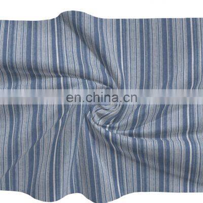 Hot selling Linen Cotton yarn dyed dobby fabric for clothes