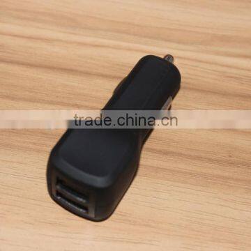 3.1Amp 3100mA Output Dual 2nd USB Vehicle Auto Car Charger With Black Painting Rubberized Finished photo-4