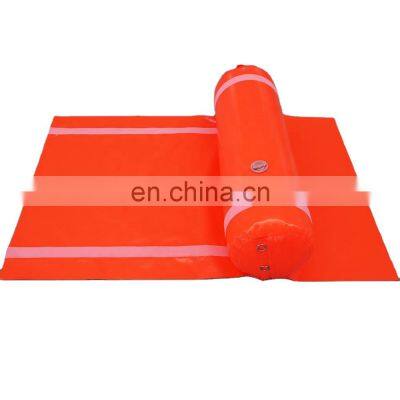 Water-Filled Cylindrical Water Flood Barrier Inflatable Floating Flood Control Pipe Barrier Dam Dams