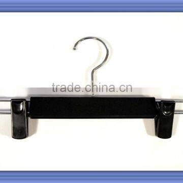 12" Plastic pants hanger for garment display shop