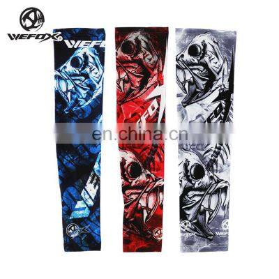 Breathable Sleeves Sports Bicycle Basketball Running WEFOX WDX-1027 Outdoor Fishing Sleeve Arm Guard photo-4