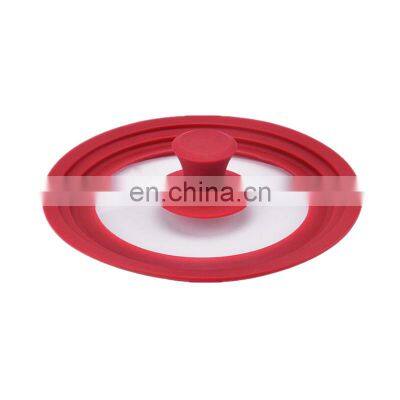 Kitchen Frying Pot Pan Multi Size Silicone Tempered Glass Lids photo-3