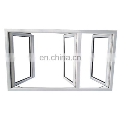 Optifix aluminum double glazed casement window strengthened glass window aluminium profile for casement window