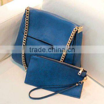 2012 new fashion soft leather party handbag