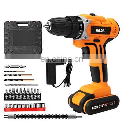 Cordless electric power Impact Wrench drills portable screwdriver cordless drilling machine with lithium battery