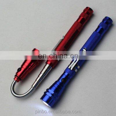 Pick Up Aluminium Adjustable Flexible Magnetic Telescopic Led Torch Flashlight