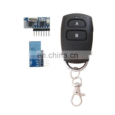 433MHZ learning code 3 key remote control + RF receiving module