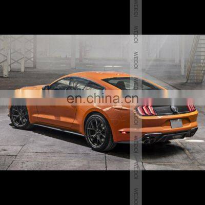 ABS Spoiler Universal Tail For Mustang Rear Racing Glue Spoiler Lip Orgion Car Carbon Surface Series Finish OEM photo-4