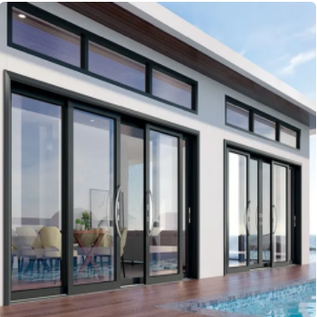 Super-house Thermal Break Aluminum Alloy Sliding Door Meeting Room Aluminum Sliding Doo photo-2