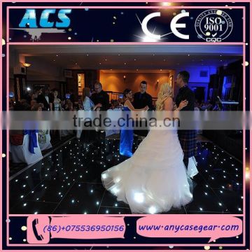 ACS 16ft x 16ft Black Twinkling Starlit LED Dance Floor, led starlit dance floor for sale