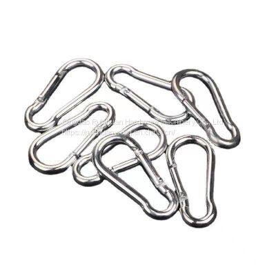 Galvanized Iron Track Shape U-shaped Quick Link Ring Outdoor Cross Border Buckle Spring Hook Safety Buckle Chain Link Buckle