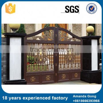 Cheap Price Powder Coated Steel Iron Gate