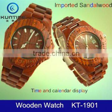 2015 Latest Wooden Watch Vogue Imported Sandalwood Watch vigilanza di legno