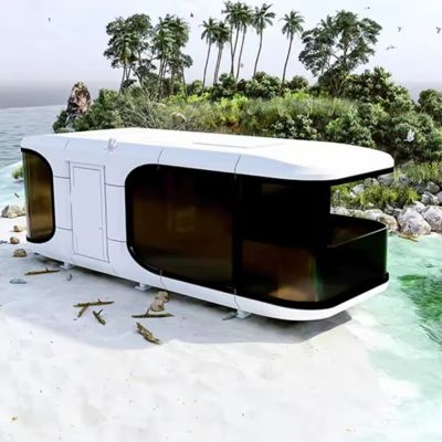 Custom Space Capsule Container House Prefab Capsule House Capsule House Hotel