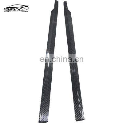 G87 M2 R44 Style High Quality Dry Carbon Fiber Side Skirt Side Bumper Lip Splitter For BMW G87 M2 photo-4