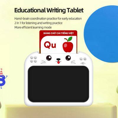 Writing Tablet Early Education Puzzle Toy Card, Early Education Machine Enlightenment Thinking Training, Card Insertion Learning Machine Toy photo-2