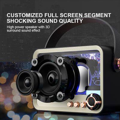 High Sound Quality Wholesale Hot Products Wireless Bluetooth Audio Music Portable Outdoor Speaker photo-5