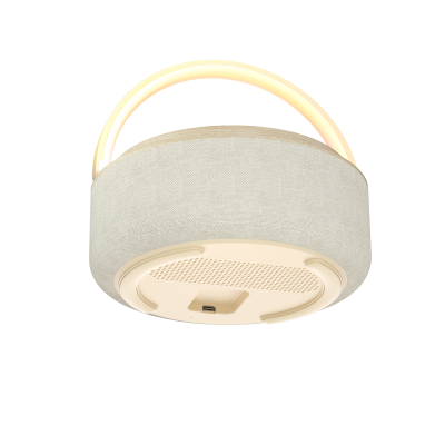 High Quality 15W Fast Wireless Charging Station Portable Bluetooth Speaker Alarm Clock With Table Lamp photo-3