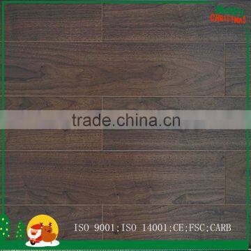 Handscraped Surface Black Color Multilayer Walnut Hardwood flooring