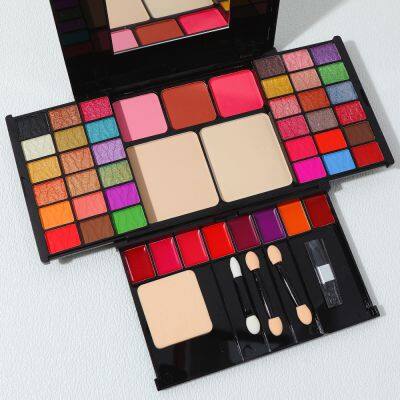 Factory OEM Large Makeup Box Set With Make up All in Oneset Packaging Conjunto De Maquillaje photo-4