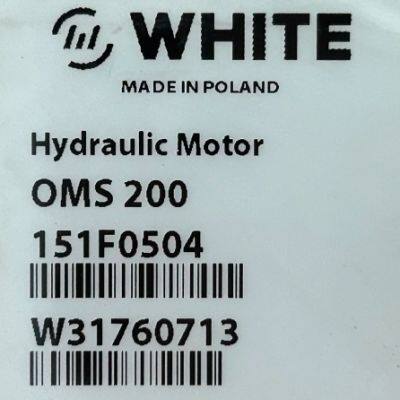 OMS200 151F0504 White WHITE//Danfoss DANFOSS Hydraulic Motor photo-4