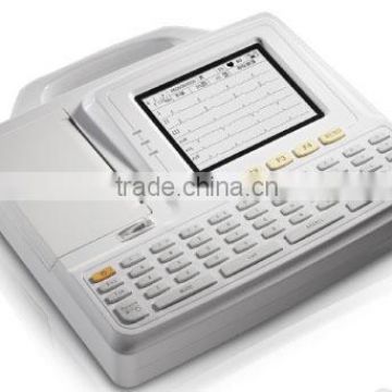 2016 New 12 leads 6 Channel Digital Electrocardiograph with ce iso