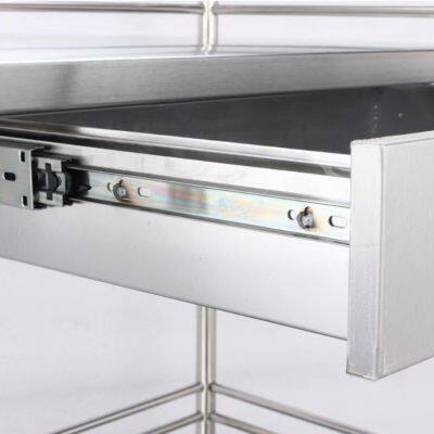 Hospital Stainless Steel Emergency Crash Cart Treatment Trolley for Patient photo-5