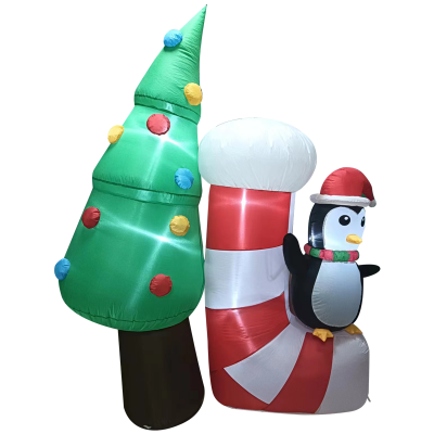 Xmas yard inflatable with Inflatable snow globe – Perfect for Xmas Decor