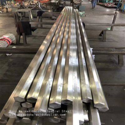 Across Flats 304 316L C276 Alloy 20 Stainless Steel Hexagonal Bar Brushed Surface 2m Length Food Grade Industrial Rod