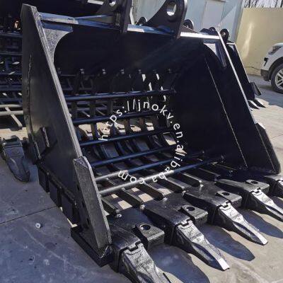 SANY Excavator Screening Bucket Attachment  High-Efficiency Rotary Bucket for Construction & Recycling