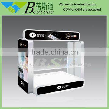 Hot sale shopping mall MDF gondola shelf for Electrical, shopping mall display shelf