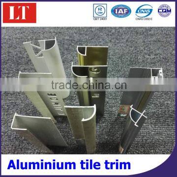 Aluminum tile edge polished aluminum tile trim