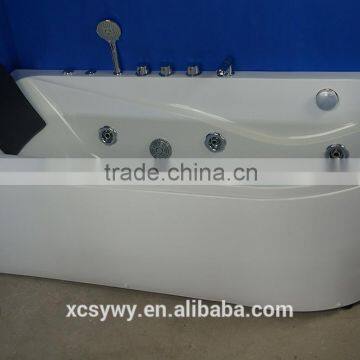 hot sell water jet acrylic bathtube for Indonesia