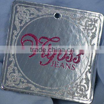 China Manufacture High-ranking Clothing Paper Hang Tag With Eyelet