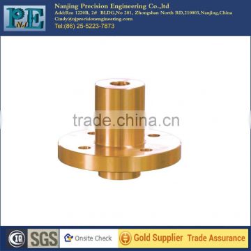 Custom metal cnc machining flange bushing for auto parts