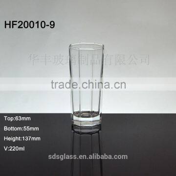 Hexagon Straight glass cup