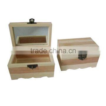 Custom Small Pine Luxury Jewelry Boxes Wholesale Wood photo-4