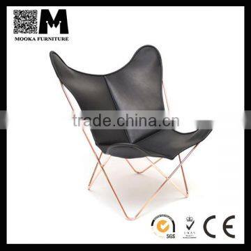 leather butterfly shape chair black paint big bkf butterfly chair