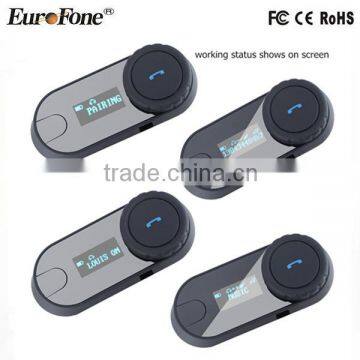 BT Intercom 800M FDC-02SC W/LCD Screen Bluetooth Wireless Motorcycle Motorbike Interphone photo-4