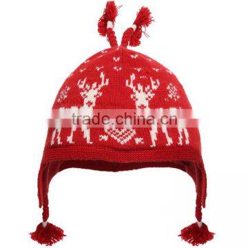 Crochet Knit Winter Hat Children Hat With Animal Designs Knit Hat photo-2