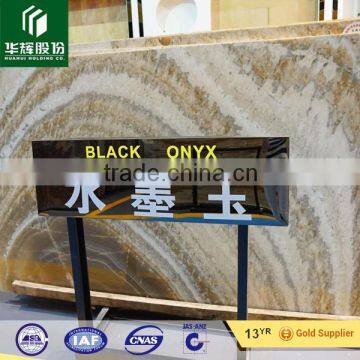 Polished natural onyx big slab for decoration