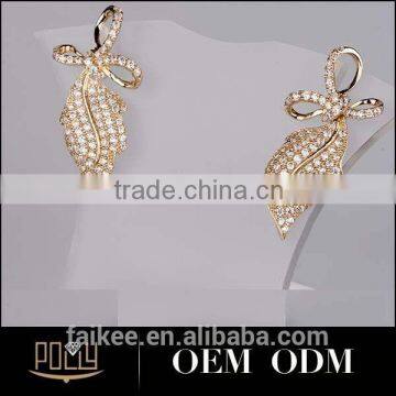 Excellent White Gold Jewelry Diamond Earring