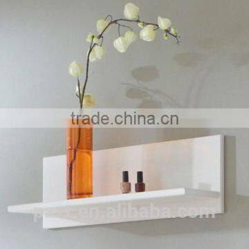 decorative MDF white wall shelf