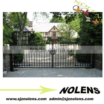 Wrought Iron gate forged iron gate/High Quality And Good Price Front Main Entrance Gate House Design