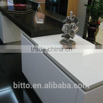 fire proof engineered stone artificial quartz stone kitchen countertop basin tops