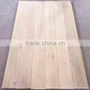 18/4mm unfinished European oak engineered timber flooring of Common grade