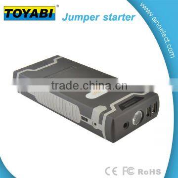 Mini Portable Car Jump Starter Power Bank with 16,000mAh Capacity - Supplies Car Battery peak current 650 A