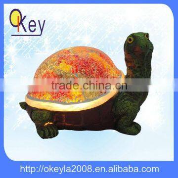 Garden decor battery LED Polyresin Turtle Light