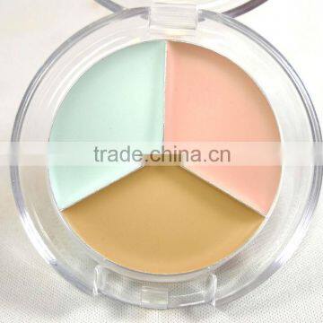 Cosmetic concealer! 3 light colors foundation, does not cake, shading function, cosmetics, name brand make up concealer